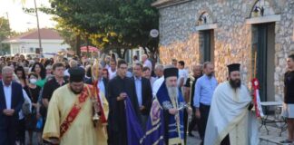 Μεθέορτος Εσπερινός και ιερά Λιτανεία για το Γενέσιο της Θεοτόκου στο Γαλατά