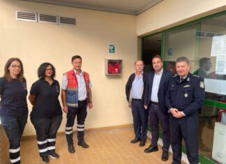 Aπινιδωτή στο Αστυνομικό Μέγαρο δώρισαν ο Σύνδεσμος Αποστράτων και ο Φαρμακευτικός Σύλλογος
