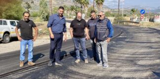 Στις εργασίες βελτίωσης της εισόδου του Αστακού ο Θανάσης Μαυρομμάτης