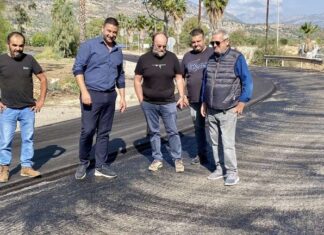 Στις εργασίες βελτίωσης της εισόδου του Αστακού ο Θανάσης Μαυρομμάτης