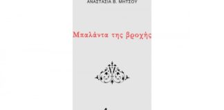 Παρουσιάζεται στο Αγρίνιο η «Μπαλάντα της βροχής» της Αναστασίας Μήτσου