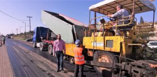 Στις εργασίες αποκατάστασης του δρόμου Αντιρρίου – Ναυπάκτου ο Νεκτάριος Φαρμάκης