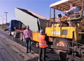 Στις εργασίες αποκατάστασης του δρόμου Αντιρρίου – Ναυπάκτου ο Νεκτάριος Φαρμάκης