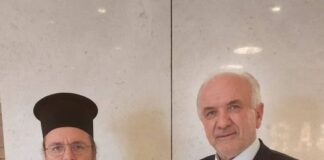 Συνάντηση Λύρου με το νέο Μητροπολίτη Δαμασκηνό