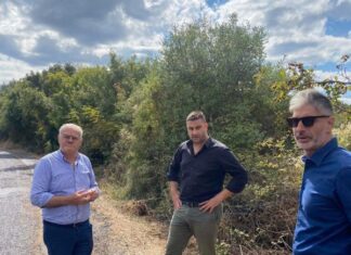 Σε εξέλιξη οι εργασίες στο δρόμο Παπαδάτου – Κατούνας