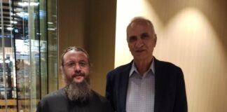 Συνάντηση Βαρεμένου με τον νέο Μητροπολίτη κ. Δαμασκηνό