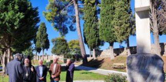 Επίσκεψη Δαμασκηνού στον Κήπο των Ηρώων