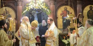 Ο Μητροπολίτης Αιτωλίας και Ακαρνανίας στο Θέρμο