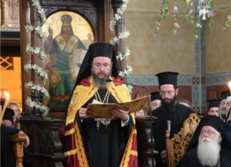 Ο ενθρονιστήριος λόγος του Μητροπολίτη Δαμασκηνού : Η Εκκλησία είναι κλήρος και λαός