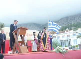 Ο Μητροπολίτης Αιτωλίας και Ακαρνανίας στον Αστακό και την Ιερά Μονή της Παναγίας της Λιγοβιτσιάνας