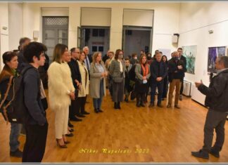 Πλήθος κόσμου στα εγκαίνια της εικαστικής έκθεσης της Ανωτάτης Σχολής Καλών Τεχνών στο Μεσολόγγι