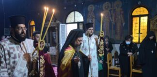 Ο Μητροπολίτης Δαμασκηνός στην Ιερά Μονή Γενεσίου της Θεοτόκου Κατερινούς