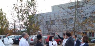 Επίσκεψη Δαμασκηνού στο Νοσοκομείο Αγρινίου – Ξεκινά η ανέγερση του Παρεκκλησίου