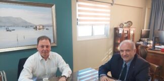 Συνάντηση Λύρου – Λιβανού στο Δημαρχείο Μεσολογγίου