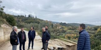 Ξεκίνησαν οι εργασίες αποκατάστασης του οδοστρώματος στην Ε.Ο Αγρινίου – Καρπενησίου