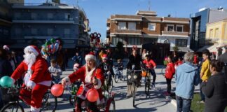 Mε μεγάλη συμμετοχή η αγιοβασιλιάτικη ποδηλατοβόλτα