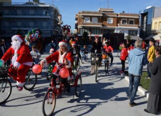 Mε μεγάλη συμμετοχή η αγιοβασιλιάτικη ποδηλατοβόλτα