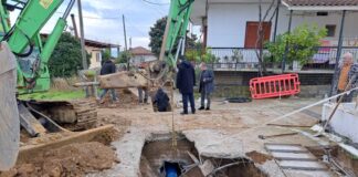 Ολοκληρώνεται η αντικατάσταση του αγωγού ύδρευσης της Μακρυνείας