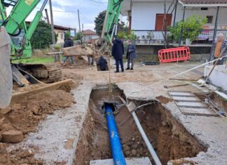 Ολοκληρώνεται η αντικατάσταση του αγωγού ύδρευσης της Μακρυνείας