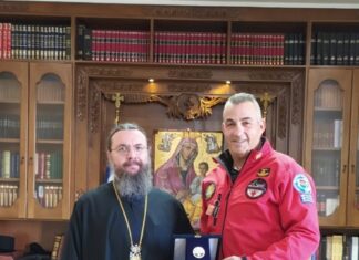 Επίσκεψη της Ε.Ο.Ε.Δ Μεσολογγίου στο Μητροπολίτη Δαμασκηνό