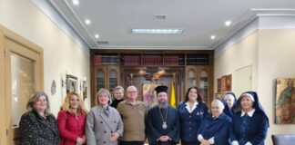 Επίσκεψη του Ερυθρού Σταυρού Μεσολογγίου στο Μητροπολίτη Δαμασκηνό