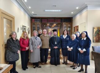 Επίσκεψη του Ερυθρού Σταυρού Μεσολογγίου στο Μητροπολίτη Δαμασκηνό