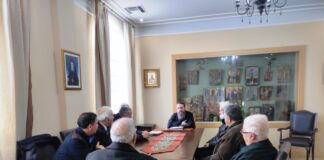 Επίσκεψη του Σ.Ε.Α.Ν. Αιτωλοακαρνανίας στο Μητροπολίτη Δαμασκηνό