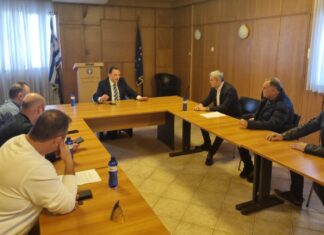 Συνάντηση Γεωργαντά με Καραγκούνη και εκπροσώπους αγροτών