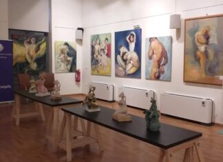 Eγκαινιάστηκε η εικαστική έκθεση του Νίκου Ντούμα με τίτλο «Γένεσις» στο Μεσολόγγι