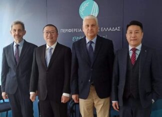 Διμερής συνάντηση εργασίας στην Περιφέρεια Δυτικής Ελλάδας με εκπροσώπους της κινεζικής Περιφέρειας Fujian