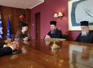 Επίσκεψη Δαμασκηνού στη Μ. Σαλμά : Συζητήθηκε η δυνατότητα επέκτασης του ΤΕΒΑ μέσω των Ενοριακών Ιερών Ναών