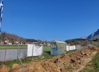 Ξεκίνησαν εργασίες ηλεκτροφωτισμού στο γήπεδο Χαλκιοπούλων