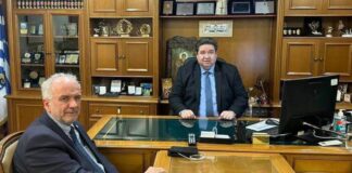 Συνάντηση Κώστα Λύρου με τον Γ.Γ. Δημόσιας Τάξης Μιχάλη Καραμαλάκη