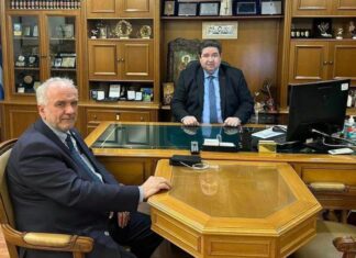 Συνάντηση Κώστα Λύρου με τον Γ.Γ. Δημόσιας Τάξης Μιχάλη Καραμαλάκη