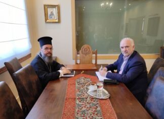 Oι Γιορτές Εξόδου στο επίκεντρο της συνάντησης Λύρου με το Μητροπολίτη Δαμασκηνό