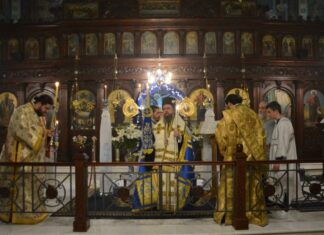 Ο Ακάθιστος Ύμνος στον Ιερό Ναό Κοιμήσεως Θεοτόκου Θέρμου