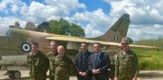 Επίσκεψη Κωνσταντόπουλου στο Κλιμάκιο Φύλαξης Αγρινίου της Πολεμικής Αεροπορίας