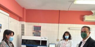 Επίσκεψη του Δημήτρη Κωνσταντόπουλου στο Κέντρο Υγείας Ναυπάκτου