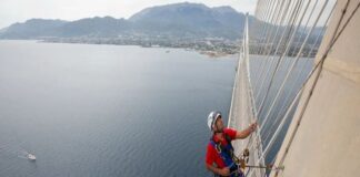 Ξεκίνησαν εργασίες αντιοξειδωτικής προστασίας των μεταλλικών επιφανειών πρόσβασης στη Γέφυρα