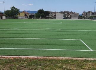 Τελευταίες πινελιές στο γήπεδο του Αγίου Ιωάννη Ρηγανά