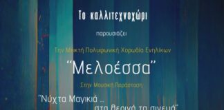 «Ελληνίς» : «Νύχτα μαγικιά… στα θερινά τα σινεμά» από το «Καλλιτεχνοχώρι»