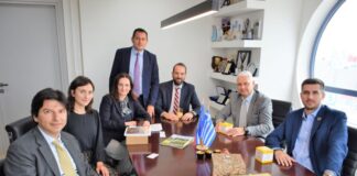 Συνάντηση του Νεκτάριου Φαρμάκη με την Πρέσβη της Σλοβενίας στην Ελλάδα