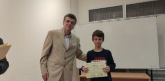 Βραβεύτηκαν οι μαθητές που διακρίθηκαν στους διαγωνισμούς της Μαθηματικής Εταιρείας