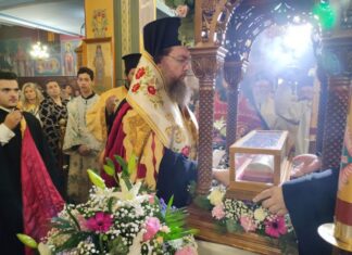 Στον Ι.Ν. Αγίας Τριάδος Αγρινίου η Δεξιά Χείρα του Αγίου Νεκταρίου