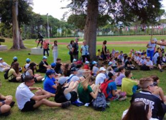 Το 6ο Γυμνάσιο Αγρινίου στις εγκαταστάσεις της Διεθνούς Ολυμπιακής Ακαδημίας