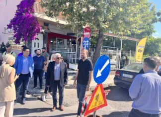 Επίσκεψη Φαρμάκη σε έργα της Περιφέρειας που εκτελούνται στο Αγρίνιο