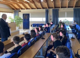 Επίσκεψη μαθητών του 1ου Δημοτικού Μεσολογγίου στο Δημαρχείο Μεσολογγίου