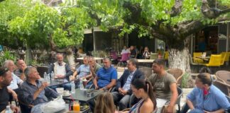 Στον Αστακό ο υποψήφιος βουλευτής της ΝΔ Θανάσης Παπαθανάσης