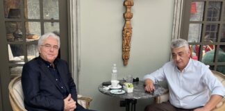 Συνάντηση Τραπεζιώτη με υποψήφιο της Συμμαχίας «Πράσινο & Μωβ»