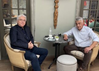 Συνάντηση Τραπεζιώτη με υποψήφιο της Συμμαχίας «Πράσινο & Μωβ»